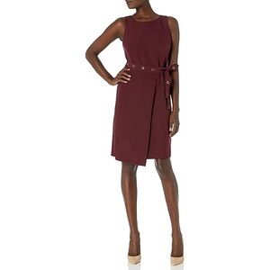 NIC+ZOE Deep Burgundy under wraps Dress Size 8